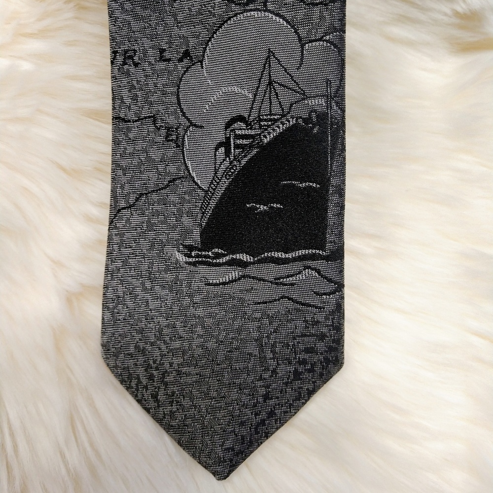 City Streets men's tie nautical theme